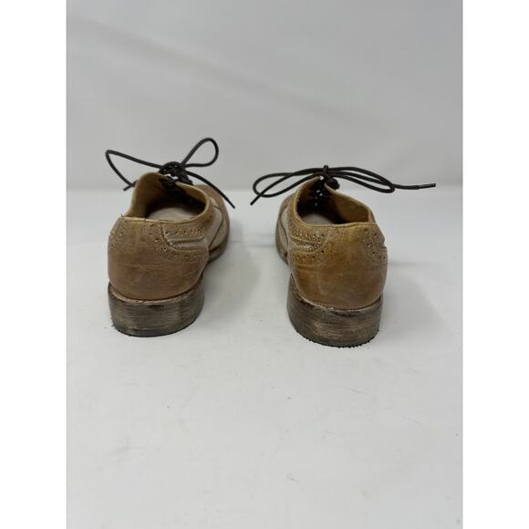 Bed Stu NWT Sundance Women’s Channing Oxford Tan Rustic White Nectar size 7 - Picture 4 of 7